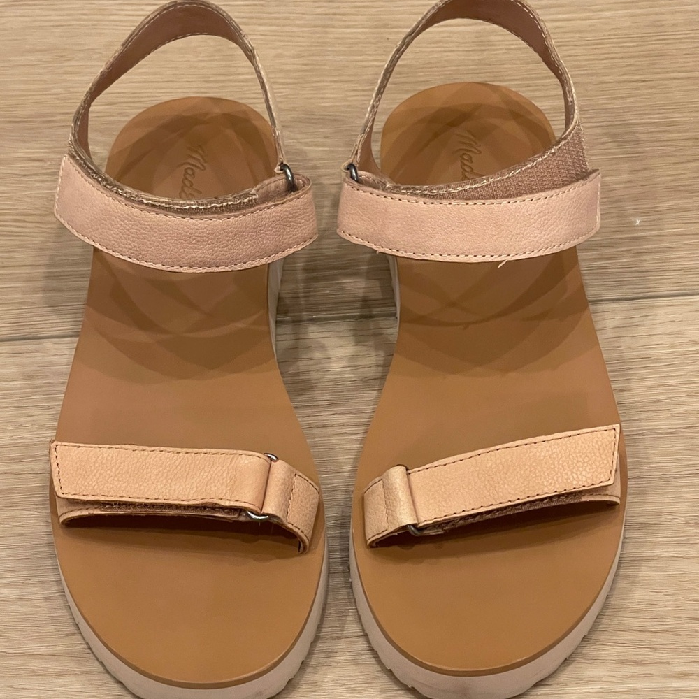 Madewell Light Tan Leather Sandals